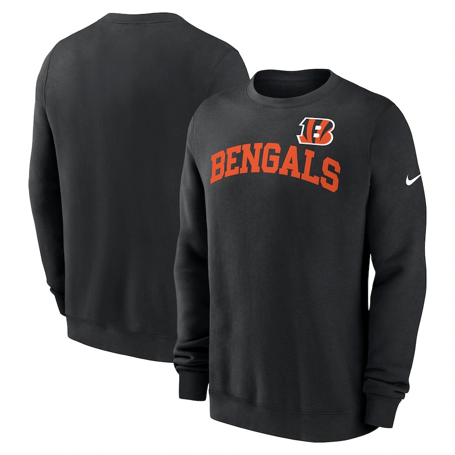 Men Cincinnati Bengals black style 22 NFL 2024 hoodie